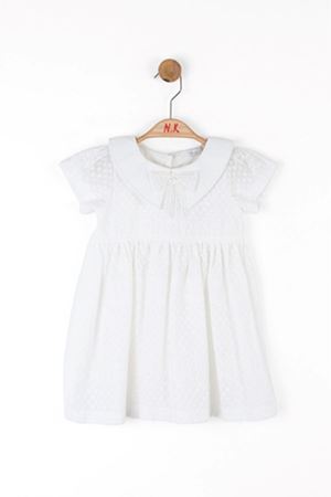 NK Kids 78607 PRINCESS ELBİSE BEYAZ 1/4