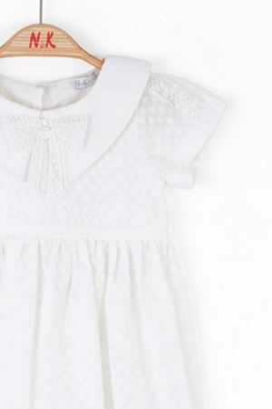 NK Kids 78607 PRINCESS ELBİSE BEYAZ 1/4