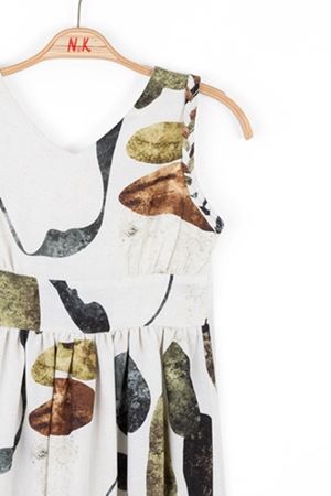 NK Kids 78305 BORNEO ELBİSE KREM 8/14