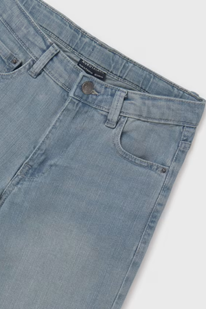 MAYORAL 00252-77 GRI-MAVI DENIM BERMUDA ŞORT