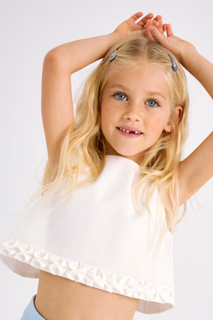 MAYORAL 3022-14 KREM BLUZ 4/9