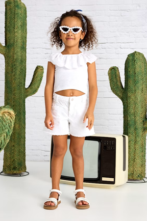 MAYORAL 03205-43 BEYAZ ŞORT 