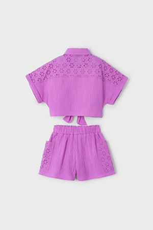 MAYORAL 03210-81 PEMBE ŞORT TAKIM