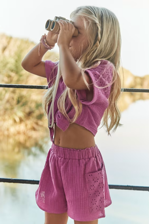 MAYORAL 03210-81 PEMBE ŞORT TAKIM