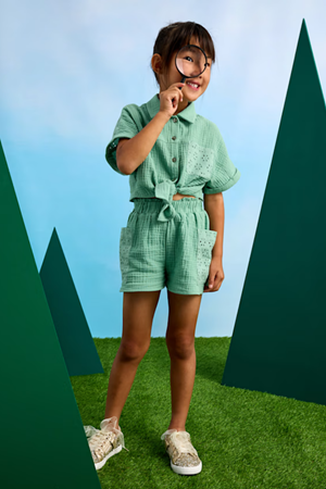 MAYORAL 03210-82 YEŞİL ŞORT TAKIM