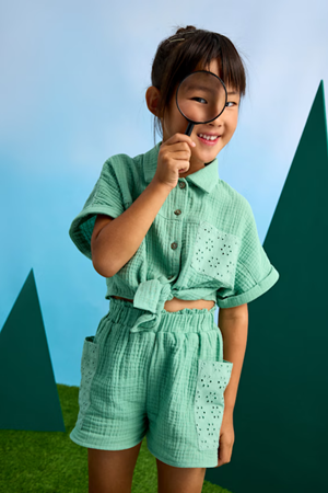 MAYORAL 03210-82 YEŞİL ŞORT TAKIM