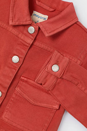 MAYORAL 03407-21 KİREMİT-KIRMIZI CEKET GABARDIN