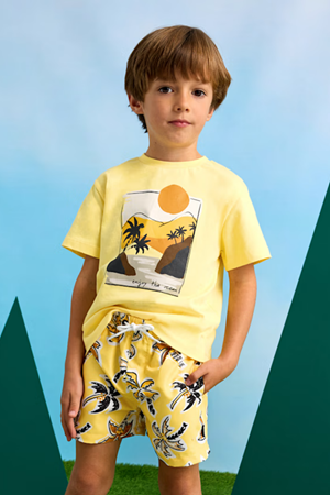 MAYORAL 03612-76 SARI DENİZ ŞORTU