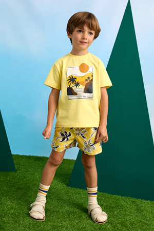 MAYORAL 03612-76 SARI DENİZ ŞORTU