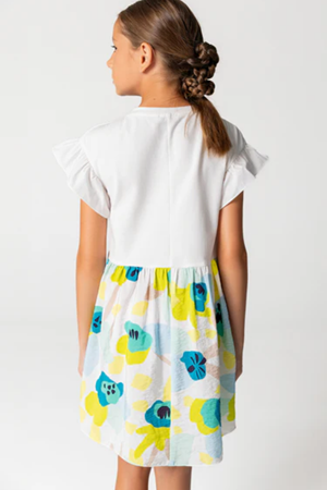 SheShe DSL0370 Günlük Çiçek Keyfi Elbisesi