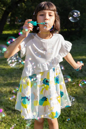 SheShe DSL0370 Günlük Çiçek Keyfi Elbisesi