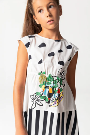 SheShe DSL431 Tropik Yaz Elbisesi