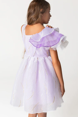 SheShe DSL0442 LİLA Parti Zarafeti Elbise