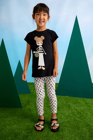 MAYORAL 03713-70 SİYAH TAYT TAKIM