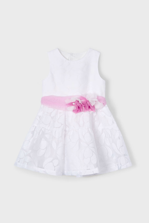 MAYORAL 03918-65 BEYAZ Elbise-Devore  