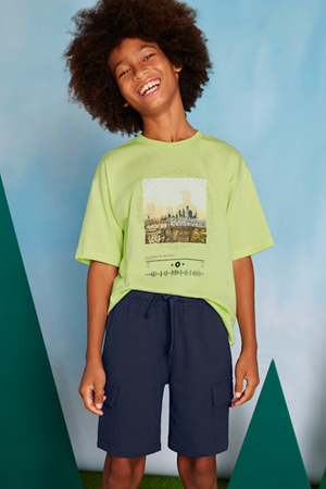 MAYORAL 06211-70 LACİVERT BERMUDA ŞORT