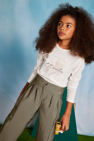 MAYORAL 06536-14 YEŞİL KARGO PANTALON  