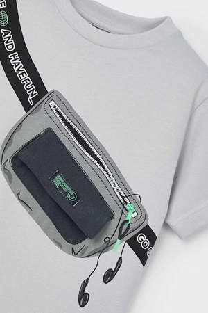 MAYORAL 03036-45 GRI ERKEK T-SHİRT 4/9
