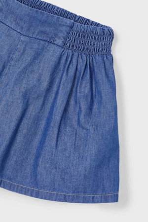 MAYORAL 03206-78 MAVİ KIZ ŞORT 4/9