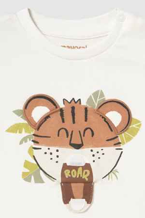 MAYORAL 01055-19 KREM T-SHIRT