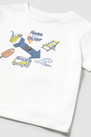 MAYORAL 01064-48 BEYAZ T-SHIRT