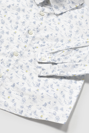 MAYORAL 01117-93 BEYAZ GÖMLEK UZUN KOL  