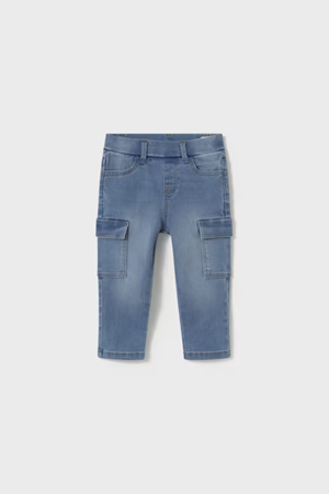 MAYORAL 01578 Mayoral Yazlık Erkek Bebek Denim Pantolon