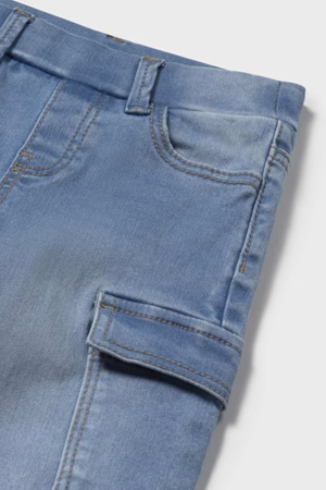 MAYORAL 01578 Mayoral Yazlık Erkek Bebek Denim Pantolon