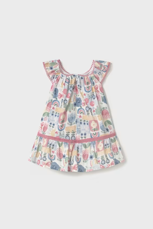 MAYORAL 01917-61 PEMBE BEBEK ELBİSE 