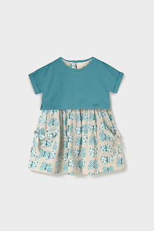 MAYORAL 01918-64 YEŞİL BEBEK ELBİSE 