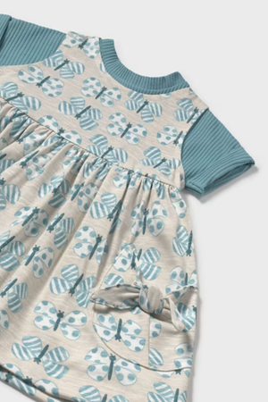 MAYORAL 01918-64 YEŞİL BEBEK ELBİSE 