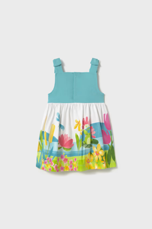 MAYORAL 01924-79 MAVİ BEBEK ELBİSE 