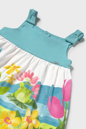 MAYORAL 01924-79 MAVİ BEBEK ELBİSE 