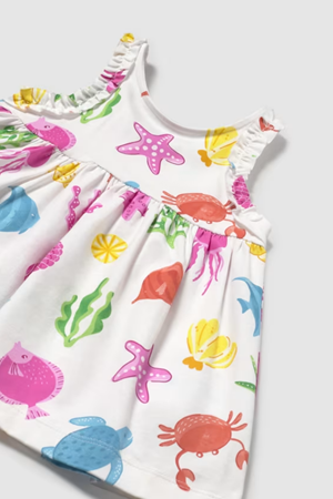 MAYORAL 01925-83 FUŞYA ELBISE BASKILI ALTLI 