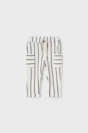MAYORAL 01584-94 KREM-SIYAH PANTOLON 1/3 YAŞ