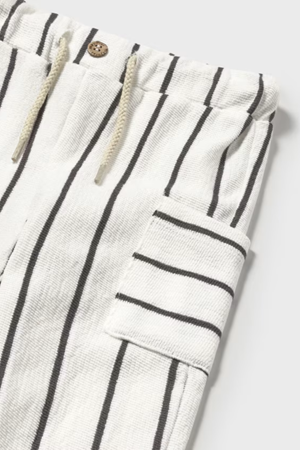 MAYORAL 01584-94 KREM-SIYAH PANTOLON 1/3 YAŞ