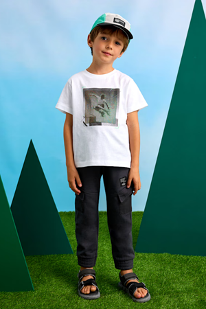 MAYORAL 03035-39 BEYAZ 4/9YAŞ T-SHIRT