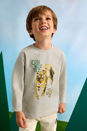 MAYORAL 03052-29 GRİ T-SHIRT 4/9