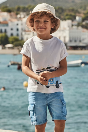 MAYORAL 03229-96 MAVİ ŞORT 4/9