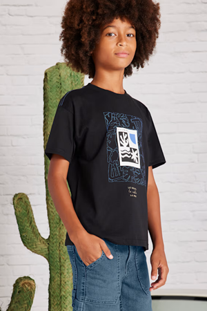 MAYORAL 06005-89 SİYAH T-SHIRT 10/16