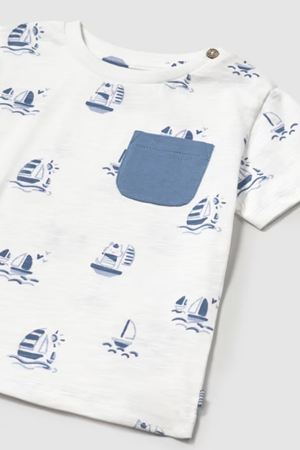 MAYORAL 01058-27 MAVI 1/3 YAŞ ERKEK T-SHIRT