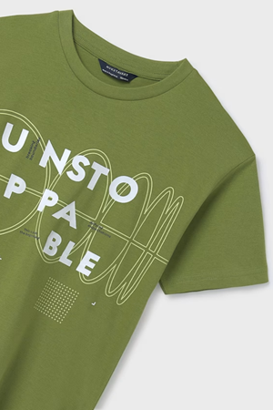 MAYORAL 06013 YEŞİL T-SHIRT 10/16 ERKEK