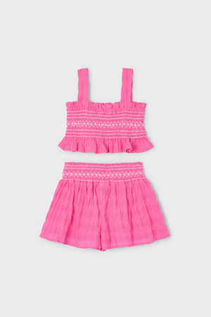 MAYORAL 03216-76 PEMBE ŞORT SET 4/9  