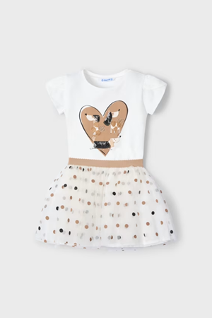 MAYORAL 03946-50 KREM SET-ETEK-TÜL  