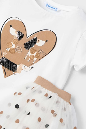 MAYORAL 03946-50 KREM SET-ETEK-TÜL  