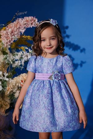 PAMİNA 35345PR 6/24 AY LİLA ELBİSE