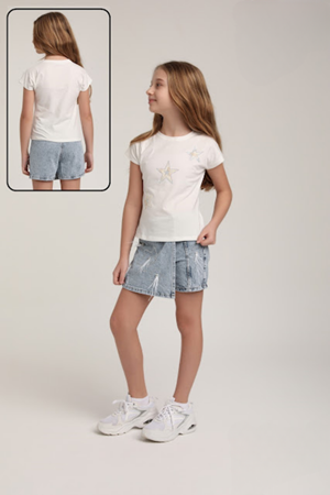 ESCABEL 36002 BEYAZ 5/9 TSHIRT