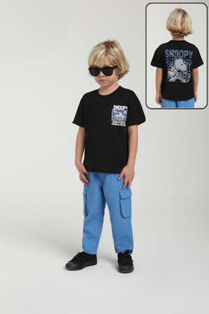 ESCABEL 1802 SİYAH T-SHIRT