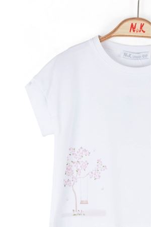 NK 38600 SALINCAKLI T-SHIRT 1/4 EKRU