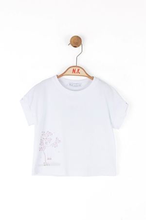 NK 38600 SALINCAKLI T-SHIRT 1/4 EKRU